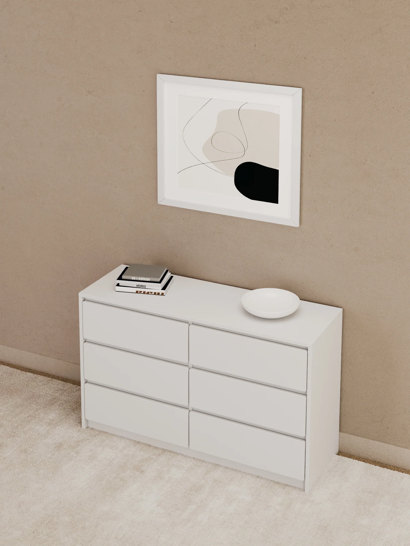 Georgie White 6-Drawer Dresser - Image 2